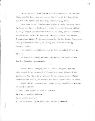 New York State Athletic Commission Minutes, May - June 1957