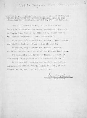 New York State Athletic Commission Minutes, 1920