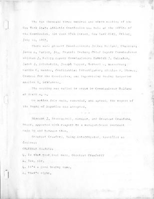 New York State Athletic Commission Minutes, July - October 1957