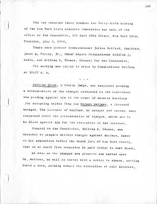 New York State Athletic Commission Minutes, July - September 1958