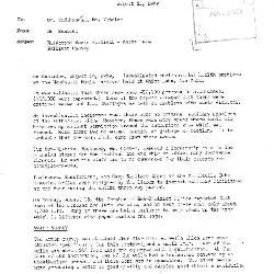 Memorandum of A. A. Baskous' observations at the Woodstock Festival