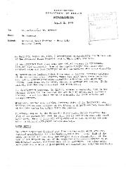 Memorandum of A. A. Baskous' observations at the Woodstock Festival