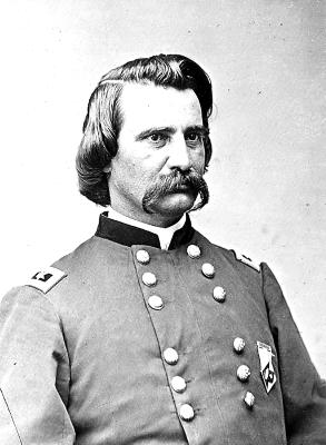 Civil War. General John A. Logan seated