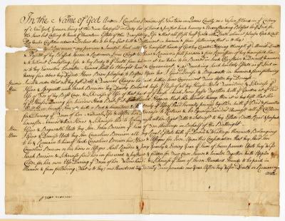 Probated will of Cornelius Berrien, 1767