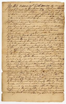 Probated will of Teunis Van Pelt, 1766