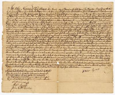 Probated will of Peter Stymets, 1766