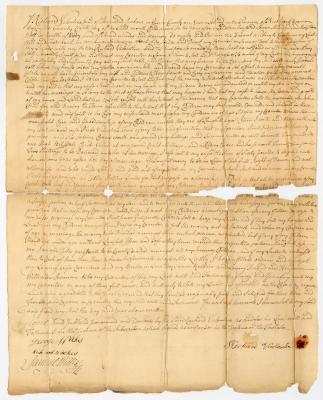 Probated will of Richard Vallantine, 1766