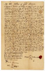 Probated will of Margrit Dutcher, 1767