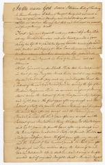 Probated will of William Hicks, 1767