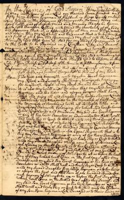 Probated will of Rem Hegeman, 1767