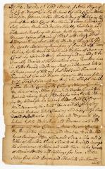 Probated will of John Myer, 1767