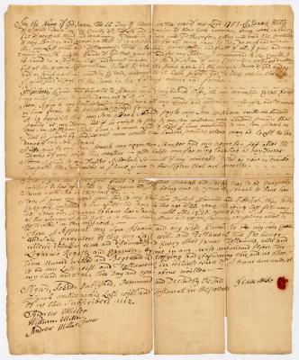 Probated will of Isaac Mills, 1767