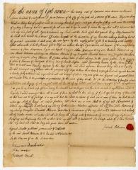 Probated will of Josiah Paterson, 1767