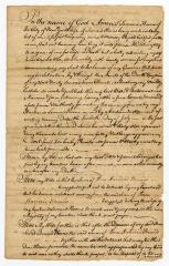 Probated will of Jemima Koons, 1767