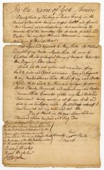 Probated will of Charity Hicks, 1767