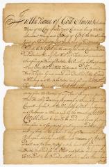 Probated will of Andrew Myer, 1767