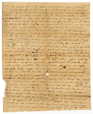 Probated will of Nicholas LaForge, 1767