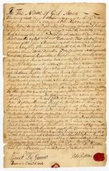 Probated will of Peter Rushton, 1767