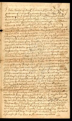 Probated will of John Tooker, 1767