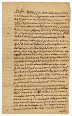 Probated will of Alice Ratsey, 1767