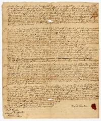Probated will of David Peirson, 1767
