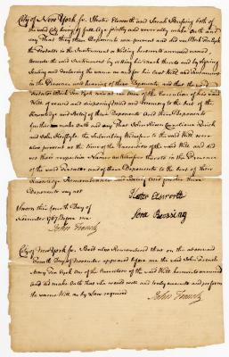 Probated will of Dirck Ten Eyck, 1767