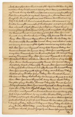 Probated will of Sarah Arnold, 1768