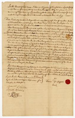 Probated will of Thomas Wigins, 1767