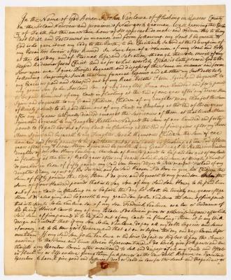 Probated will of John Van Lewen, 1767