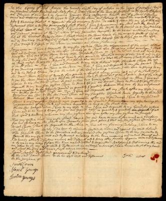 Probated will of David Cleves, 1768