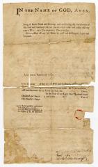 Probated will of James Walker, 1767