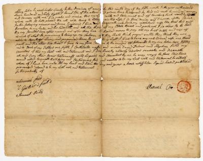 Probated will of Samuel Coe, 1768