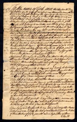 Probated will of Joseph Bedell, 1768