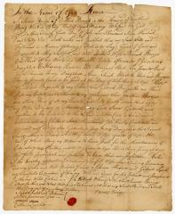 Probated will of James Briggs, 1768
