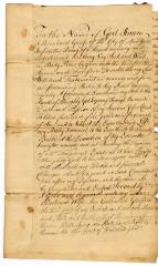 Probated will of Bernhard Gantsen, 1768