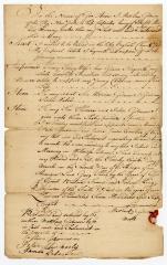 Probated will of Mathew Gibson, 1768