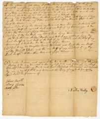 Probated will of Nathan Halsey, 1768