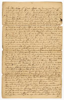 Probated will of James Egbert, 1768