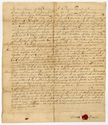 Probated will of Nicholas Everett, 1768