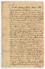 Probated will of Peter Cornell, 1768