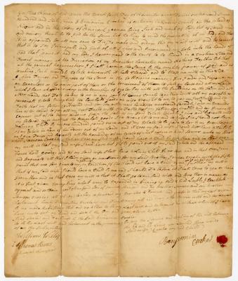 Probated will of Benjamin Crooker, 1768