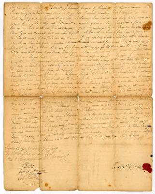 Probated will of Samuel Cornell, 1768