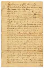Probated will of James McEvers, 1768