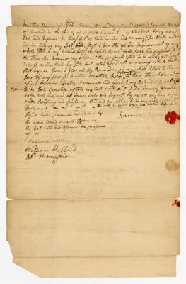 Probated will of Samuel Reeve, 1768