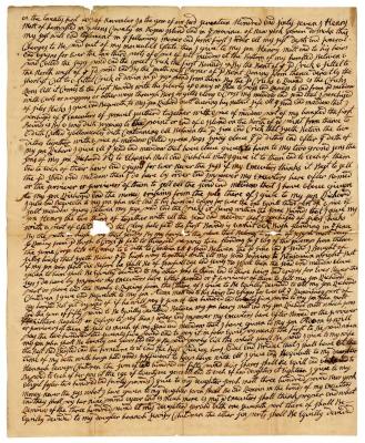 Probated will of Henry Mott, 1768