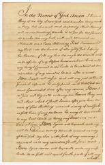 Probated will of Thomas Perry, 1768