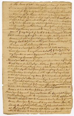 Probated will of Samuel Moore, 1768