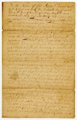 Probated will of Barent Koole, 1768