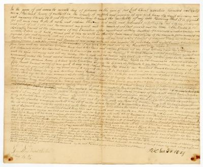 Probated will of Richard Terry, 1768