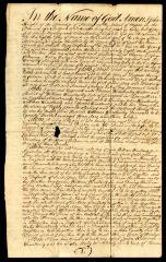Probated will of John Wright, 1768